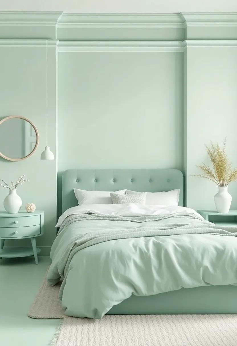 Nurturing Creativity Through Unique Seafoam⁣ Green Features