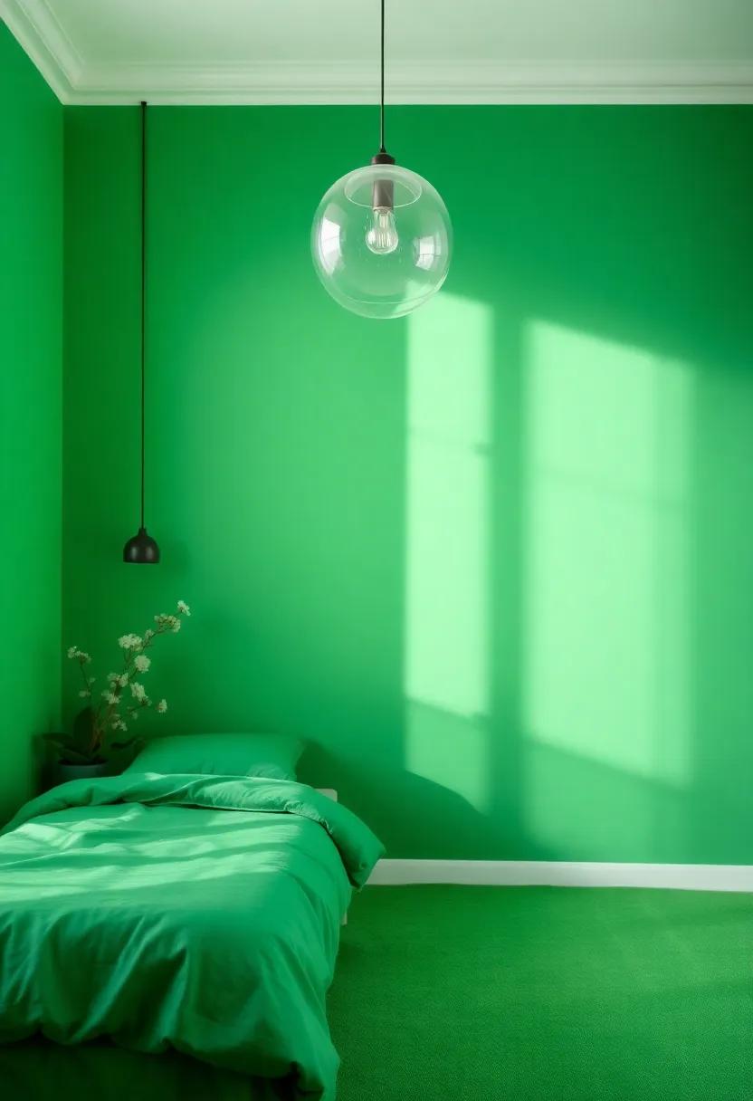 Reviving inspiration Through Bold ⁢Emerald Green ⁢Highlights