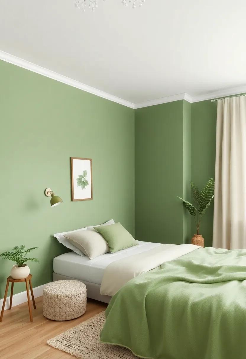 creating ⁤Balance: Blending Soft Greens with Neutral Shades for Harmony