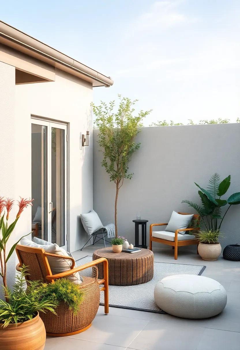 Outdoor Inspirations: Gray’s Versatility in Patios and Gardens