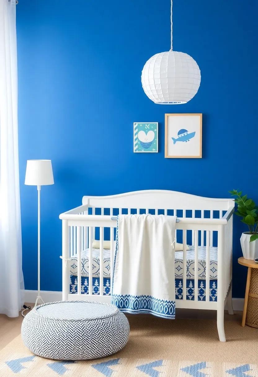 The ‍Charm of Classic Blue and⁤ White ​Patterns in Nursery Textiles