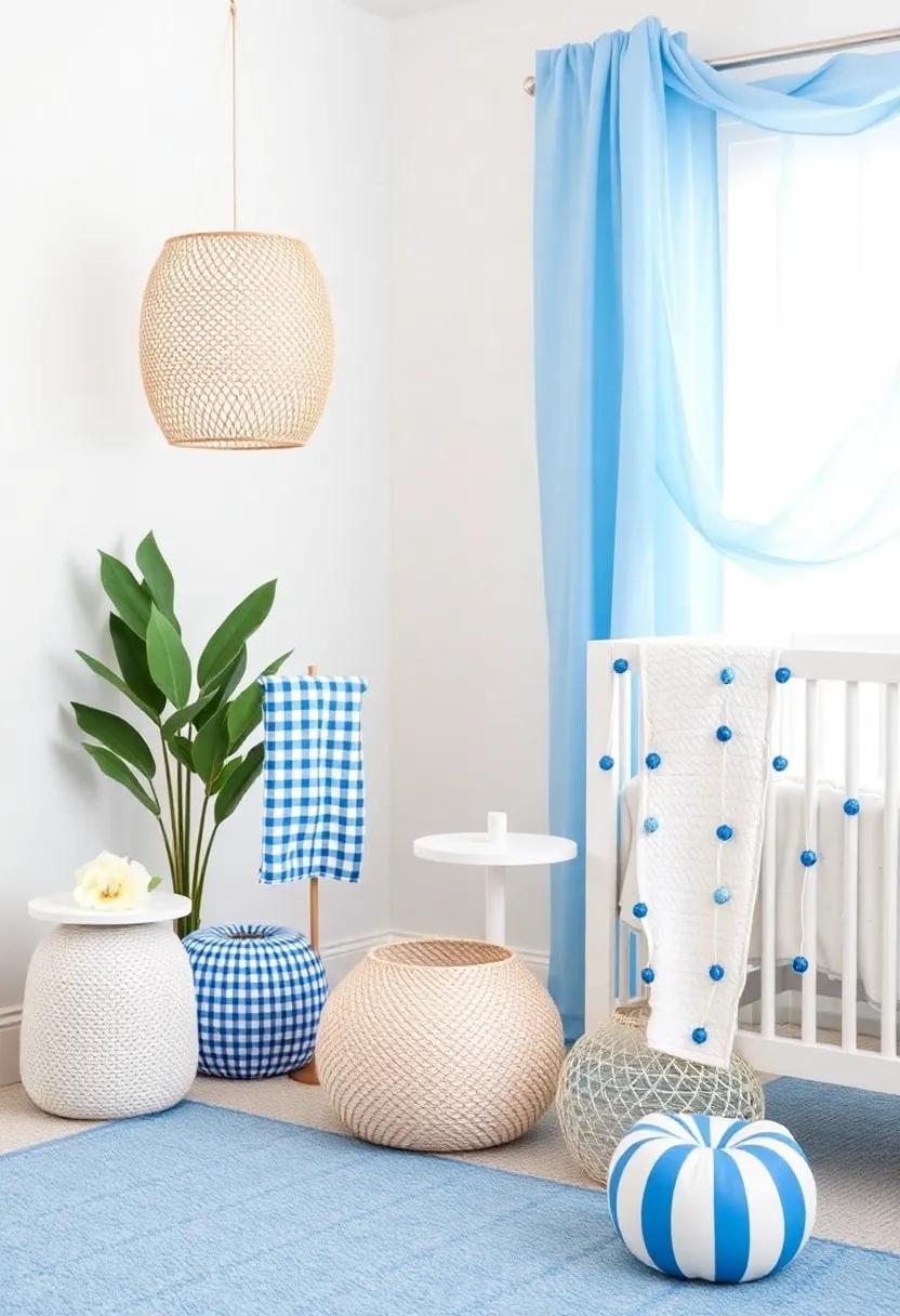 Charming Accessories: ⁣Adding the Finishing touches in Blue and White