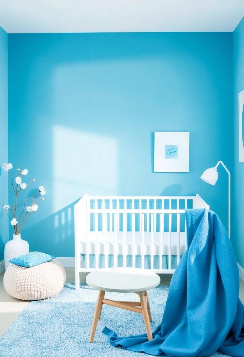 Seasonal Decor: Adapting Your Nursery with Subtle Blue and White Themes