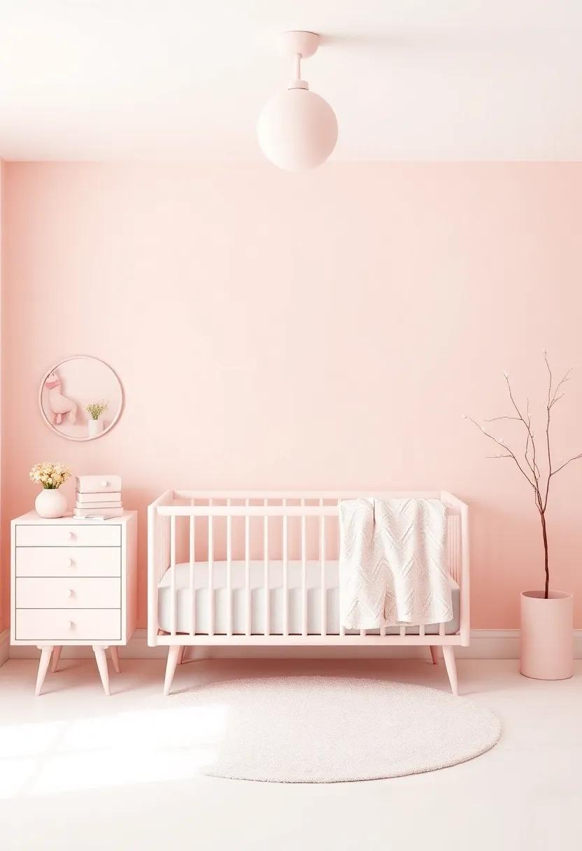 Exploring the Dreamy Palette of Soft Blush and Pastel ‌Hues‍ in ​Nursery Design