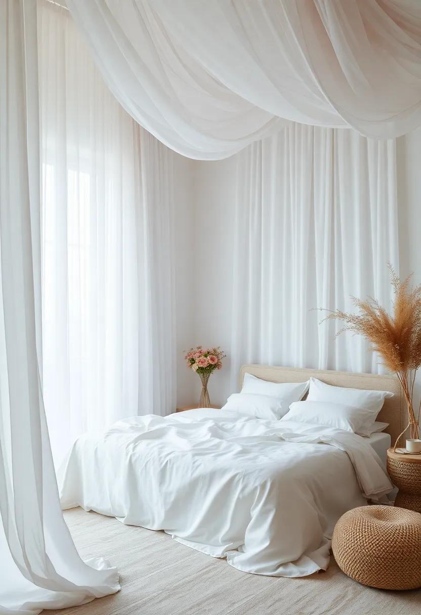 Flowing Drapes: Using Fabrics to Create a Soft and Ethereal Atmosphere