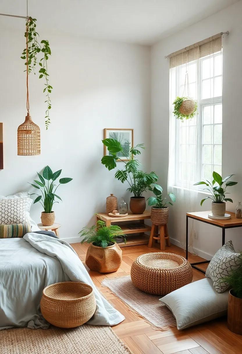Natural ⁢Elements: Bringing the Outdoors⁣ in with Plants and ⁢Wood Accents