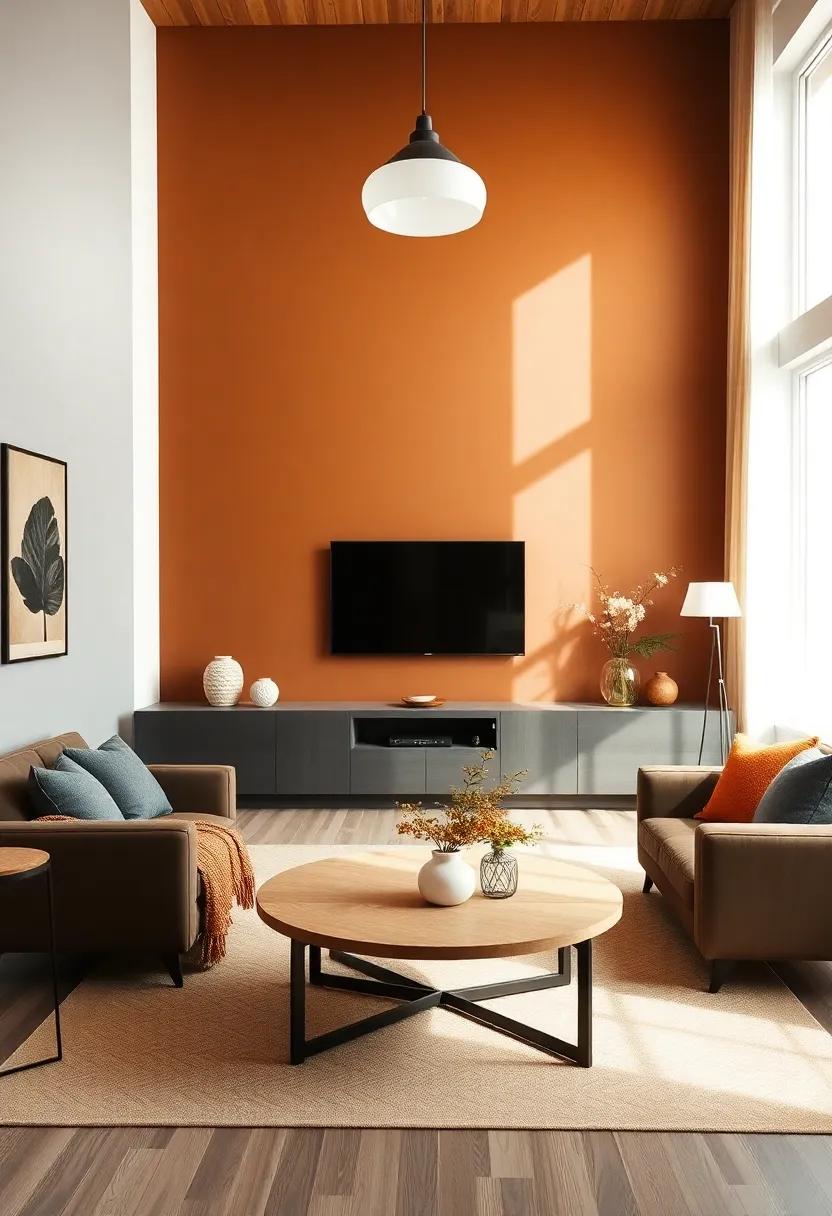 Embracing the Earthy palette of Bohemian⁤ Brown for a‍ Cozy Living Room