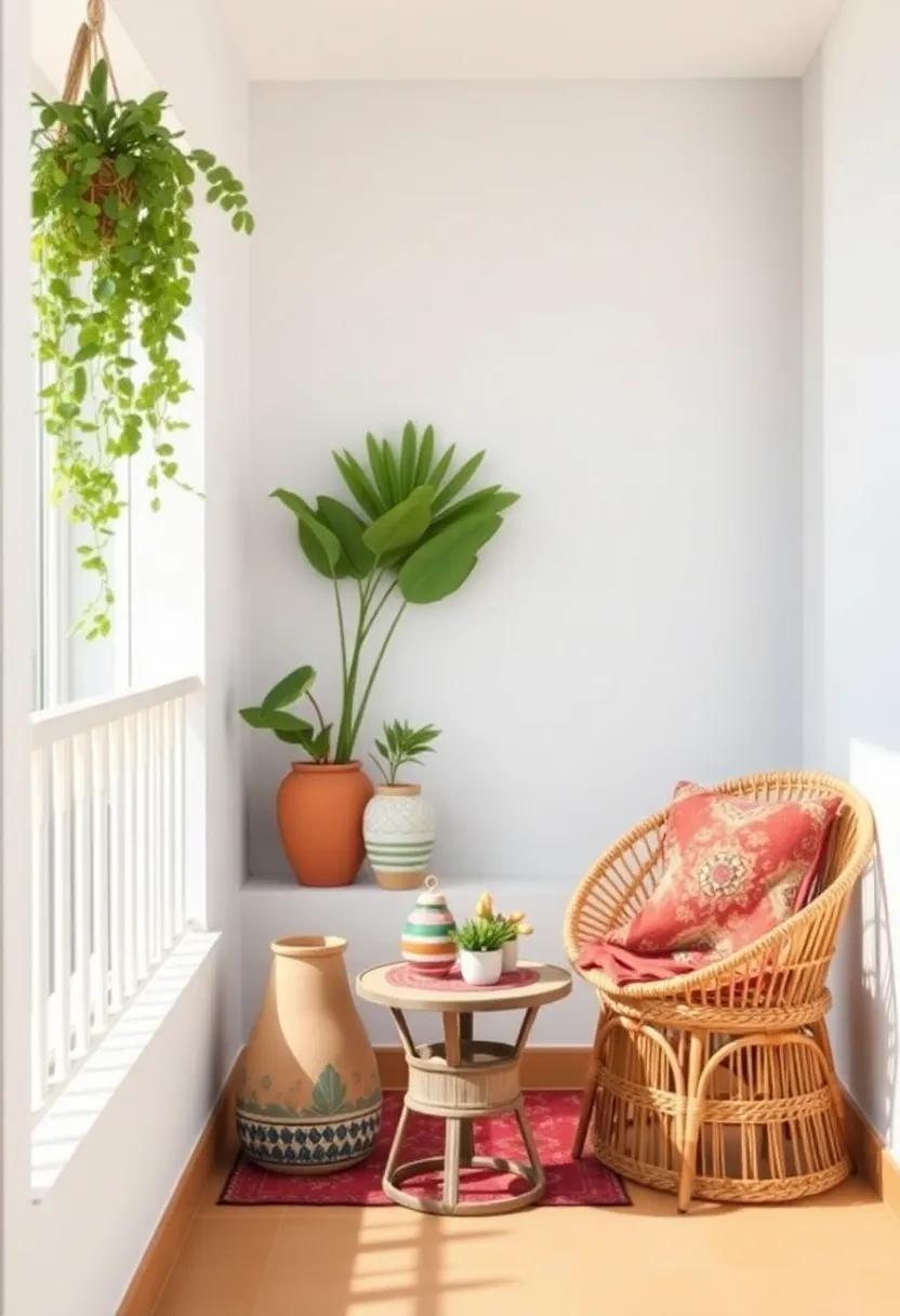 Inviting Colorful Ceramics⁣ and⁣ Textiles Into‍ Your Balcony Design