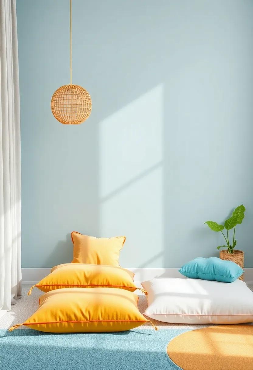 Maximizing Space with Multi-Functional Floor Cushions