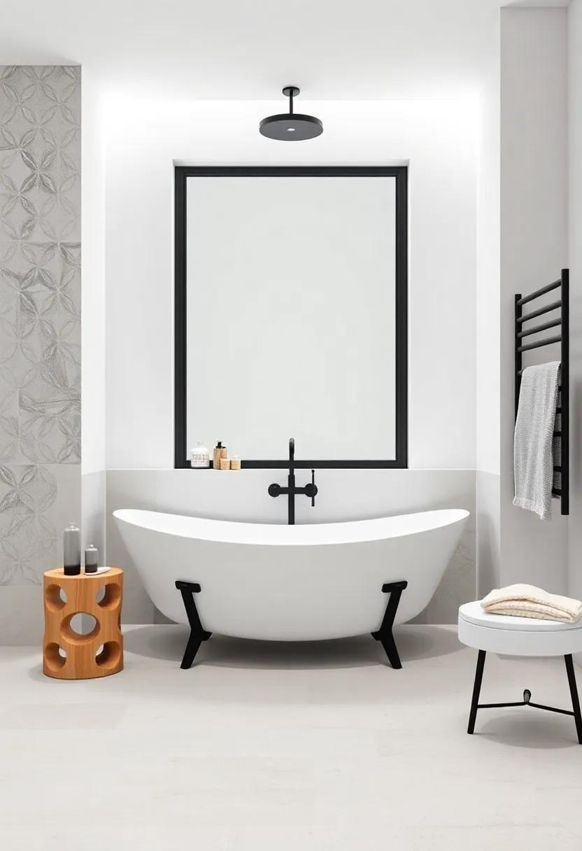Creating a Focal Point with Unique Bathtubs‍ or Sinks