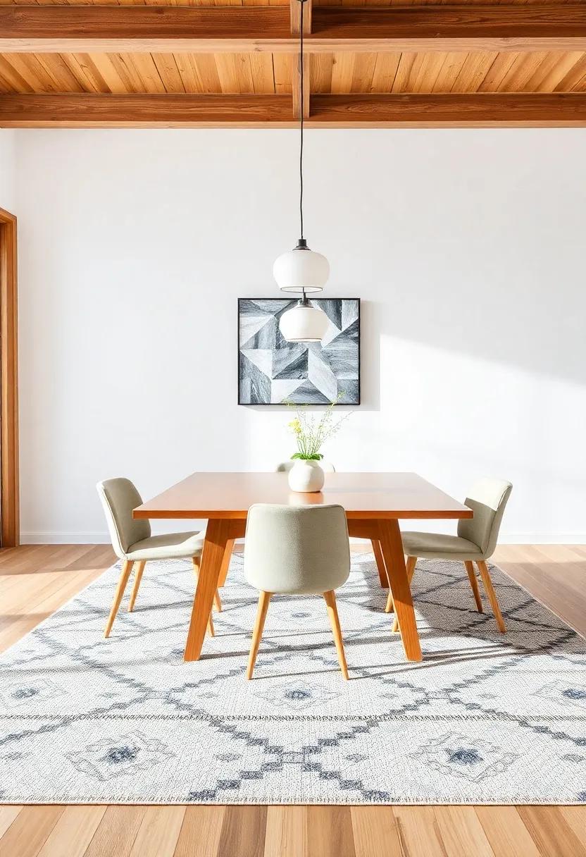 Creating A cohesive Look With Patterns That Bring life To Your​ Dining Area