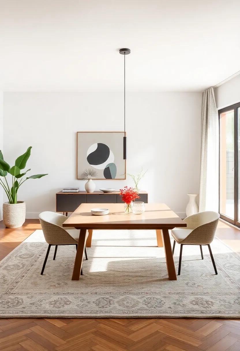 maximizing Your Dining Experience⁤ Through Layered Rug Designs