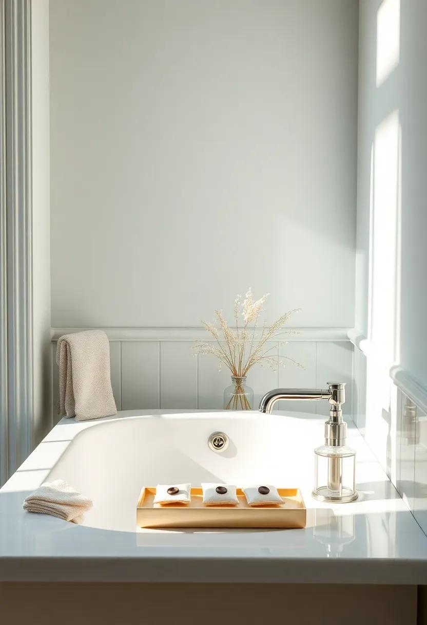 Potpourri or Scented Sachets: Fragrant touches that enhance the ambiance and keep the bathroom smelling fresh