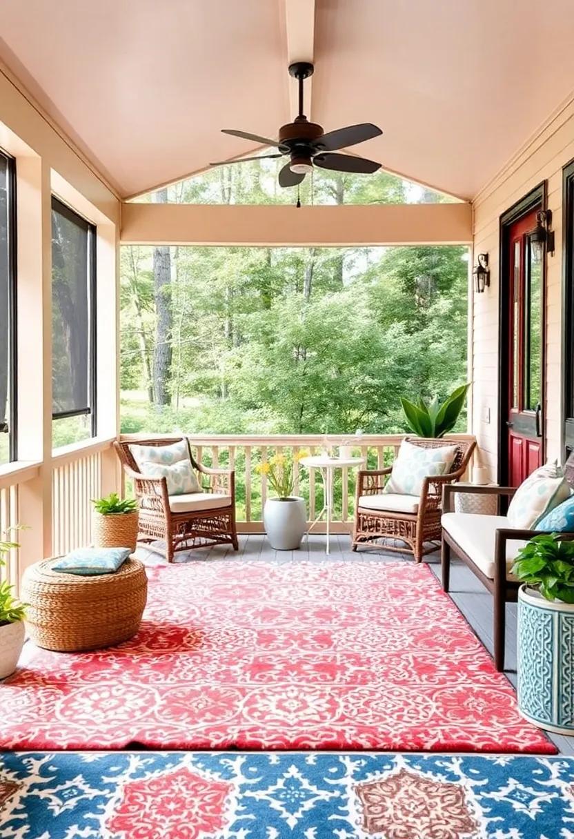 Add⁣ a Splash⁢ of Color with Beautifully Patterned Outdoor⁤ Rugs