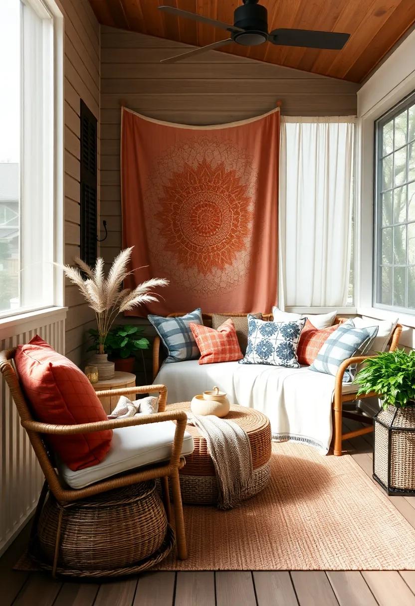 Layering Textiles to ‍Create Depth and ‍a Cozy Feel in Your Porch Oasis