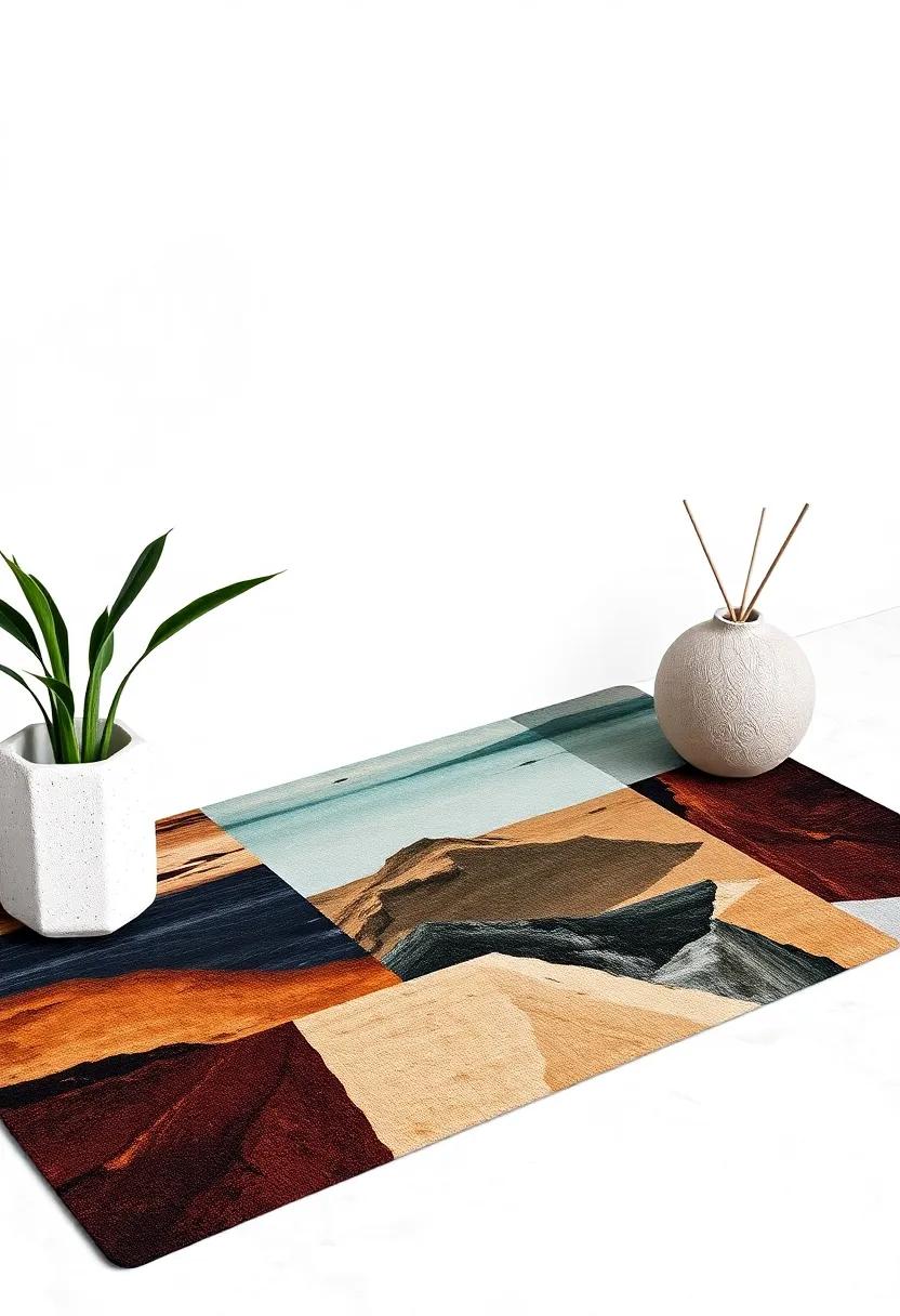 Artistic Collage Mats: Choose doormats designed as a collage of‌ images or textures, creating a unique statement piece for your entryway
