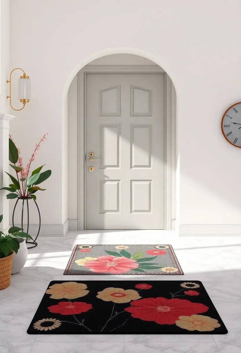 Elegant Floral Embellishments: Bring ⁢a ⁢touch of nature indoors with doormats⁣ that flaunt ‌beautiful floral designs, ⁣adding‍ a‍ fresh vibe