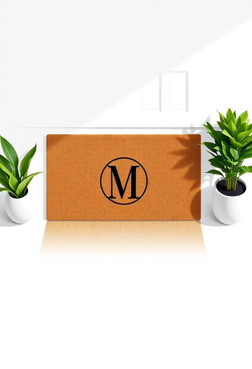 Luxurious Monogrammed Doormat: Personalize your ​entryway with‍ a chic monogrammed doormat that seamlessly combines elegance with a warm welcome