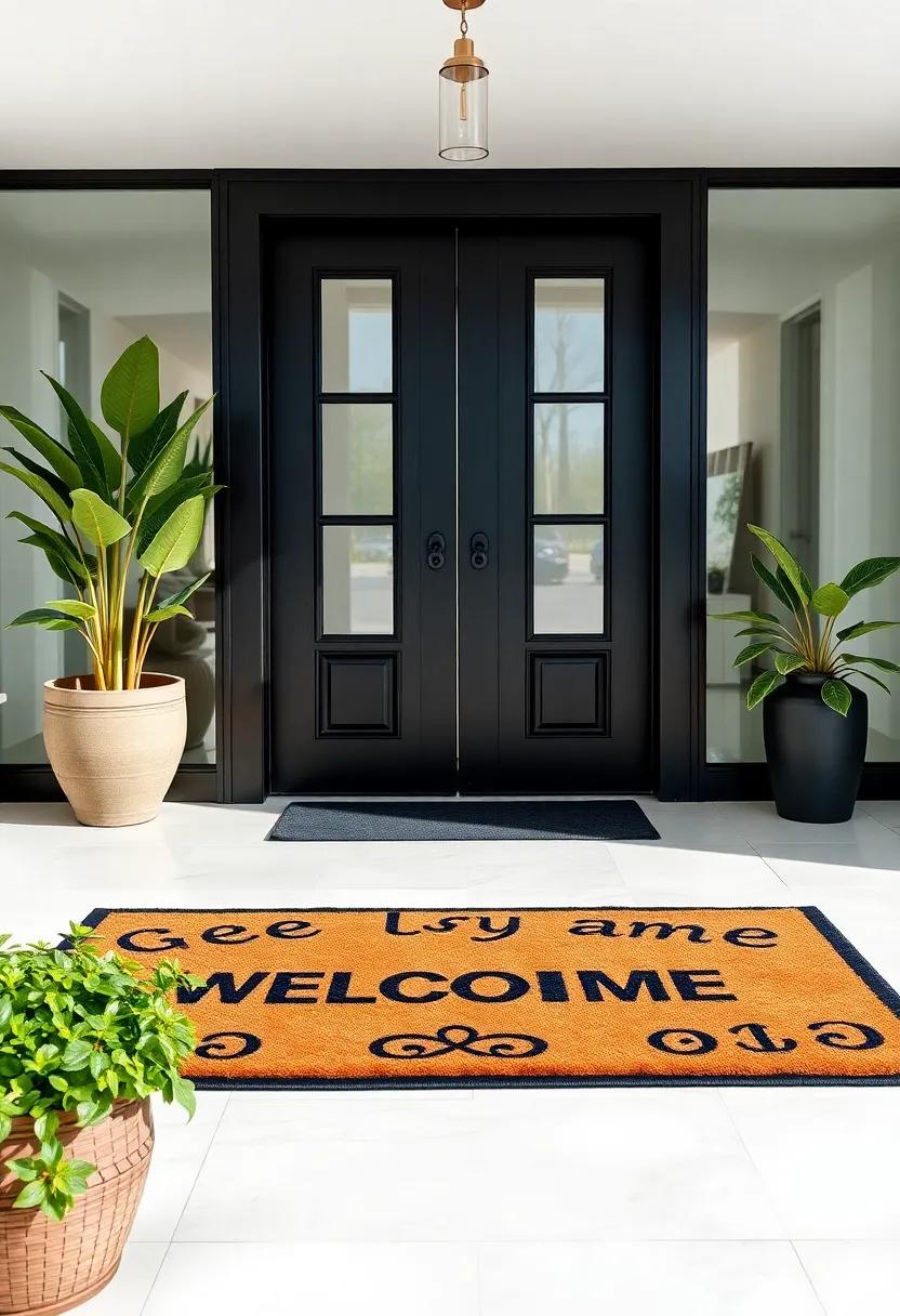 Over-sized ⁢Welcome​ Mats: Create a grand entrance ‍with an oversized welcome mat that makes ⁢a bold statement and welcomes guests in style