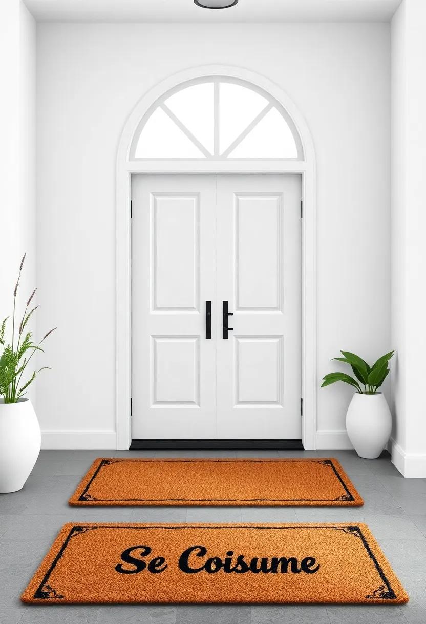 Personalized ​Family ​Name ‍Mats: Make ⁤your entrance feel uniquely yours ​by opting for a ​doormat that proudly displays your family name