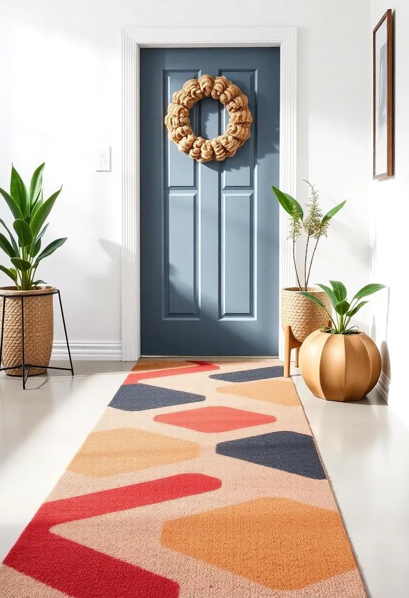 Statement Runner Mats: Extend your style‍ with a long runner mat in bold ⁤colors ⁢or patterns that guide guests into your home