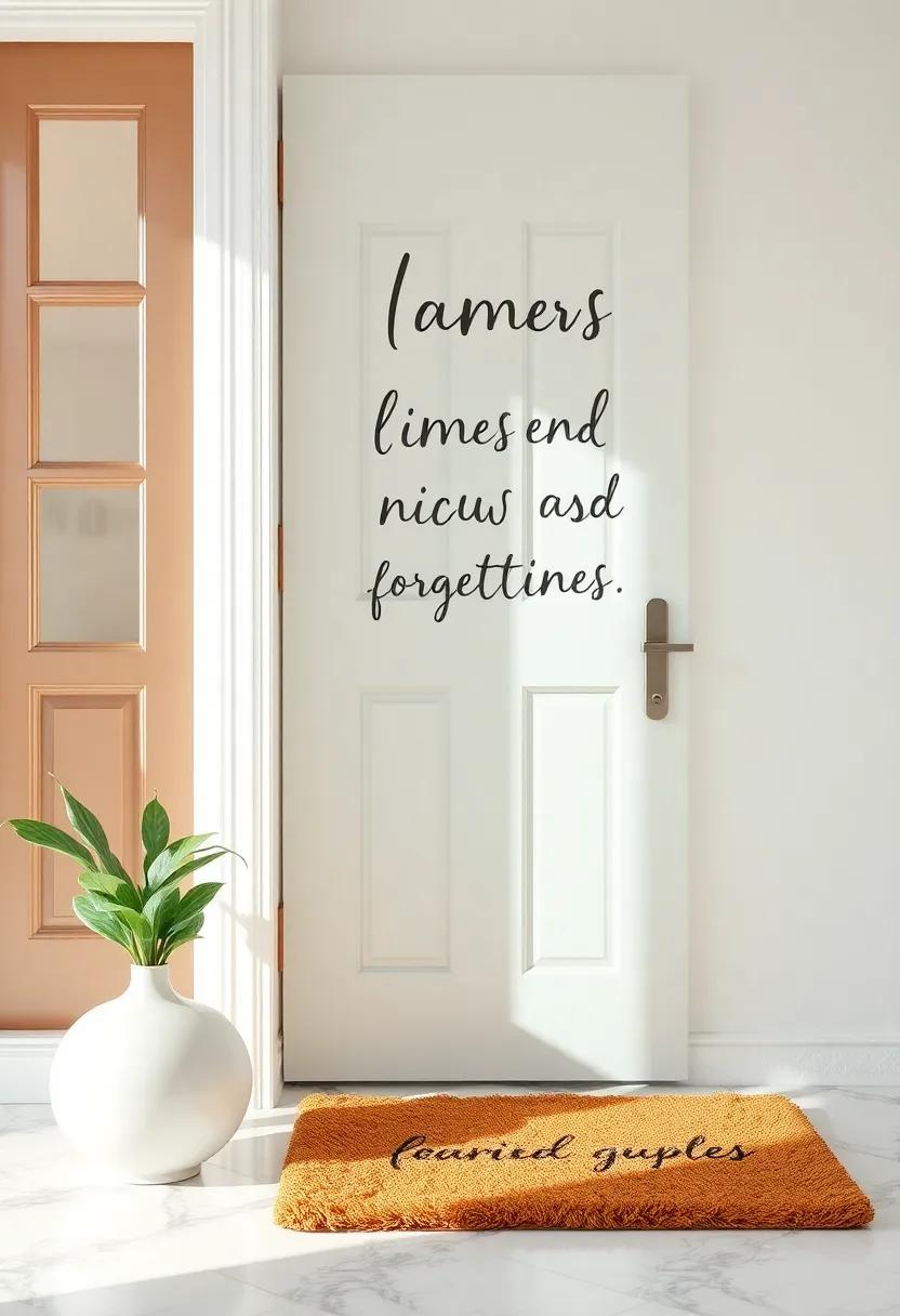 Whimsical Quotes and Sayings: ​Delight your guests with doormats featuring humorous or heartwarming quotes that set a jovial mood before⁤ they step inside