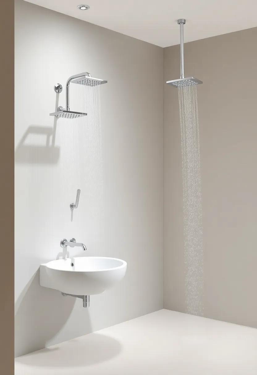 Artistic Displays: Making Showerheads a Statement Piece