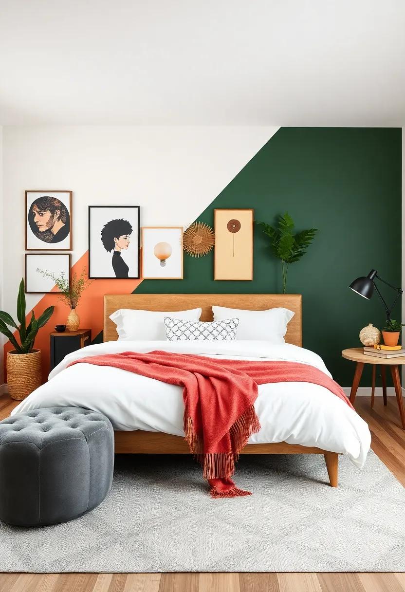Creating ‍Visual Focal Points ​Through bold Accent Walls⁤ and Artistic ​Decor Choices
