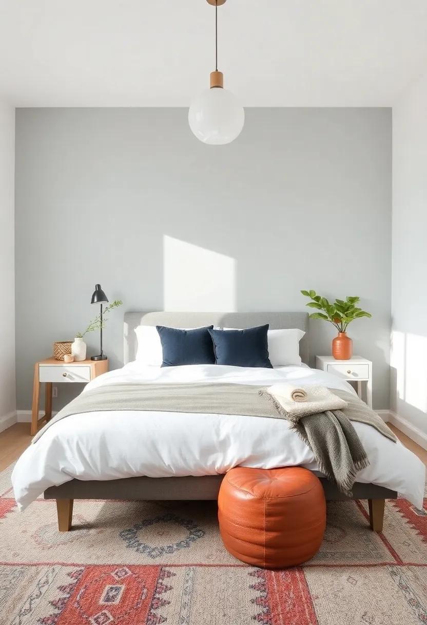 Defining zones with Distinct Area‍ Rugs to Differentiate ⁣functional Spaces within a Bedroom