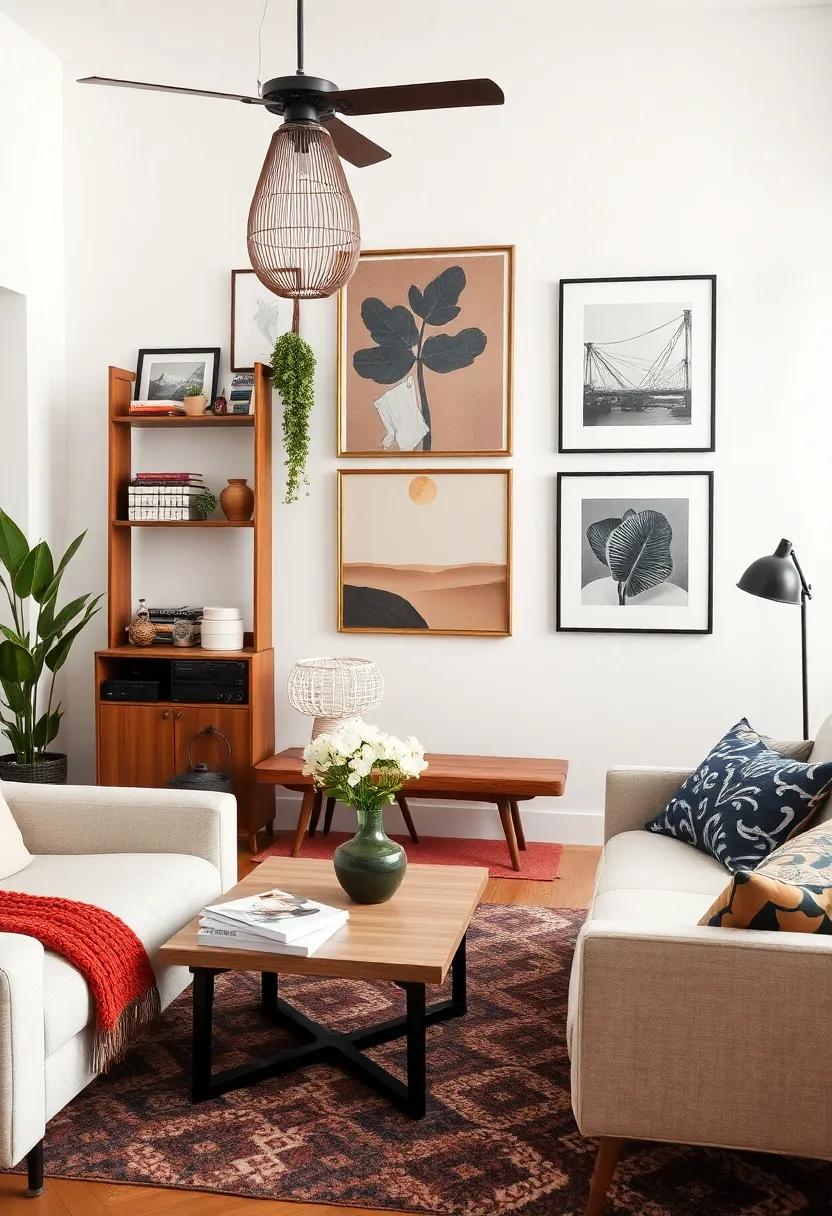 Cohesion through Contrast: Balancing Eclectic Decor with Harmonious Prints
