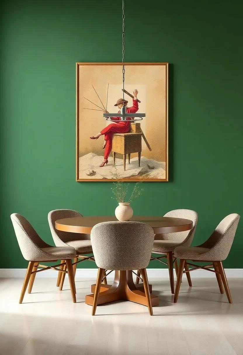 Vintage Art ‍Prints: Infuse your dining room⁣ with charm by displaying carefully selected‍ vintage-inspired art that conveys character