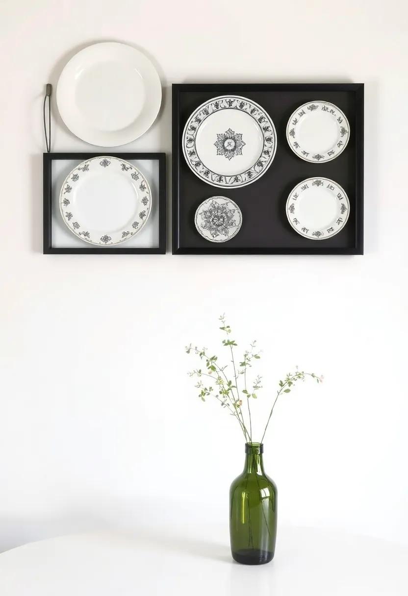 Framed Vintage Plates: Transform antique plates into art pieces, ‌showcasing them in decorative frames to enhance your dining ⁤space