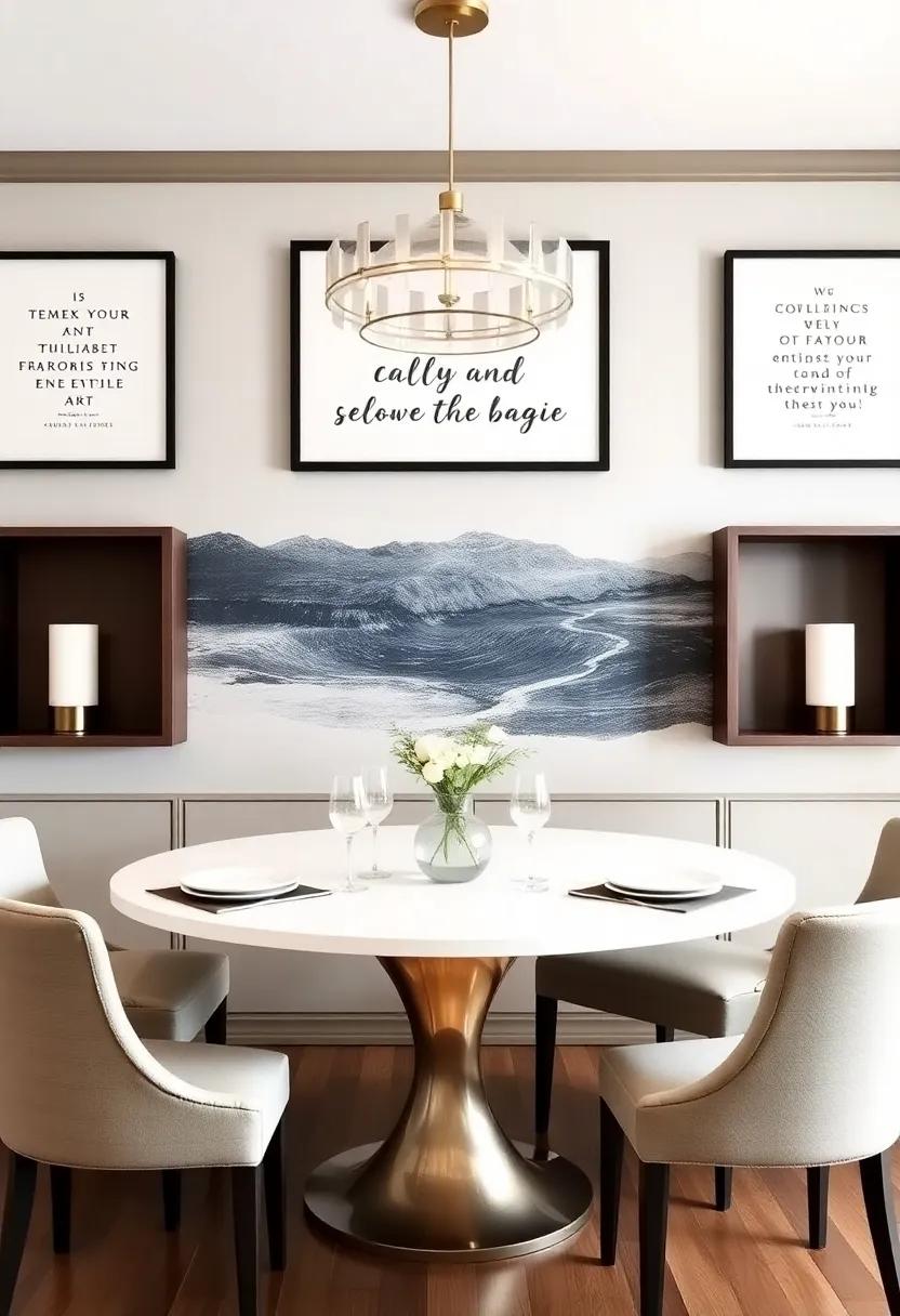 Motivational Quotes ⁤Art: Inspire and uplift with framed quotes that resonate with your family’s values, creating a positive dining environment