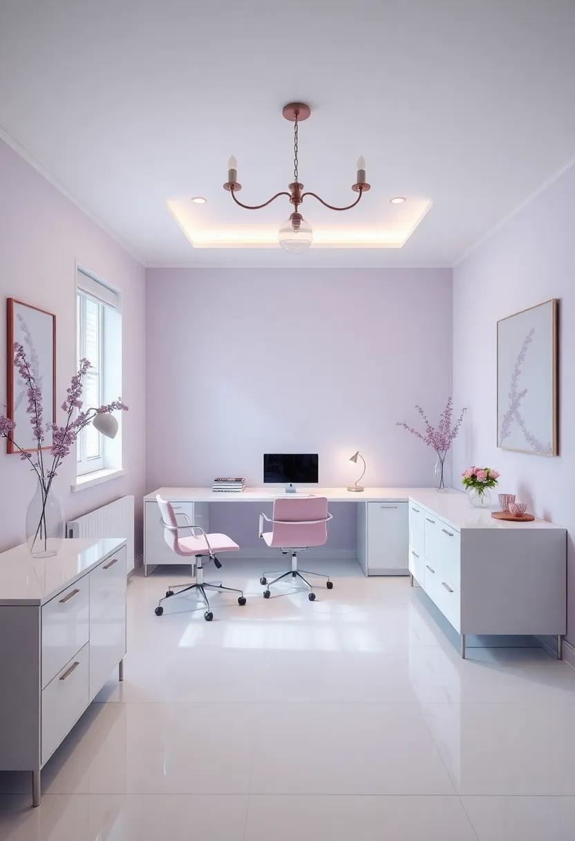 Choose Elegant Lighting Solutions that Illuminate Your Lavender Office Space