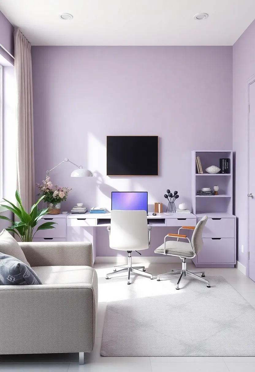Curate a Collection of Inspirational Decor Featuring Lavender and Platinum