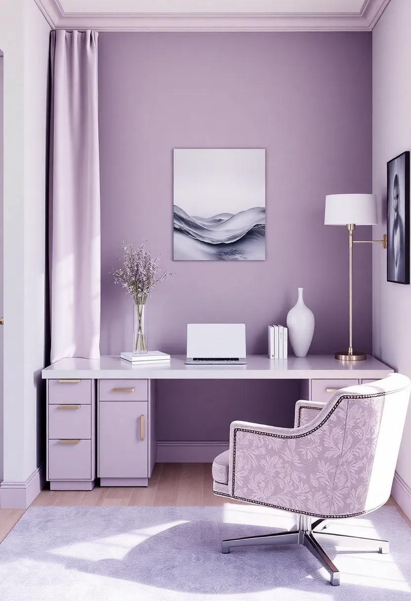 Navigate Your Way Through Style While Balancing Lavender and Platinum Finishes