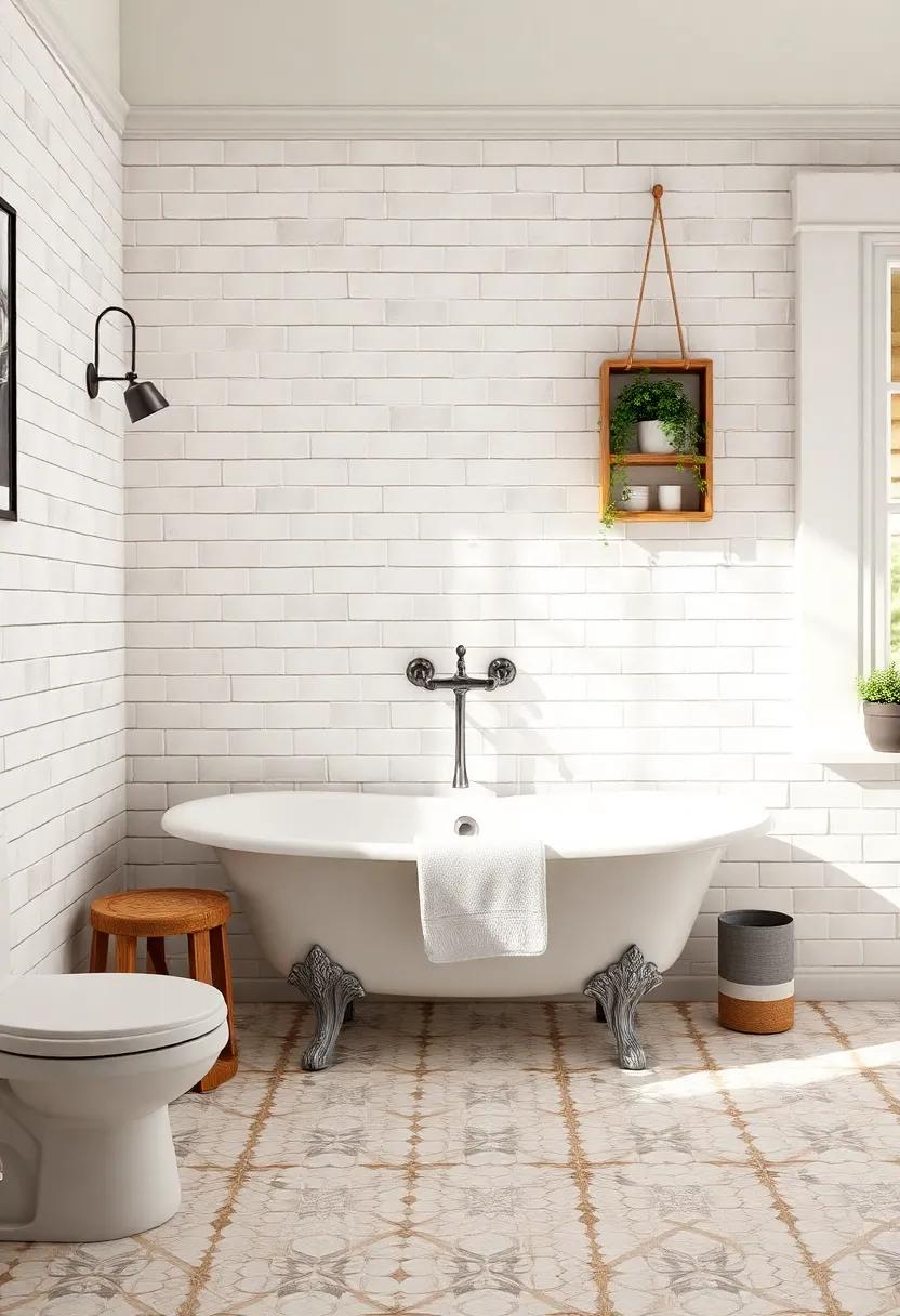 Creating a Cozy Retreat with Vintage-Style Ceramic⁢ Bathroom ‍Tiles