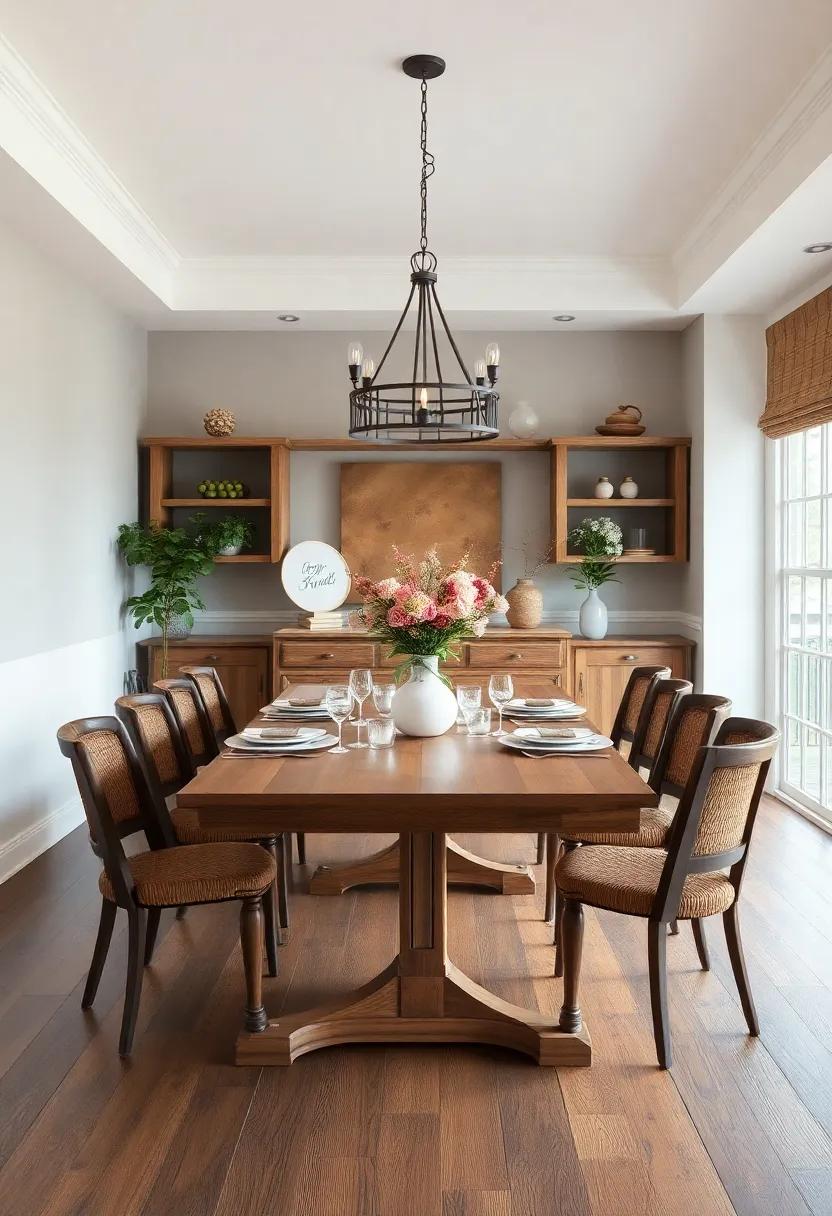 Charming Tablescapes Blending Distinctive Farmhouse Styles