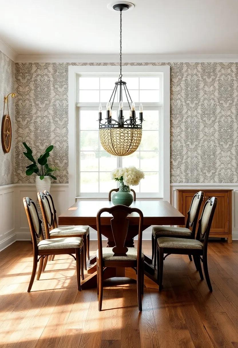 Inviting Patterns: Mixing Textures in Farmhouse Dining