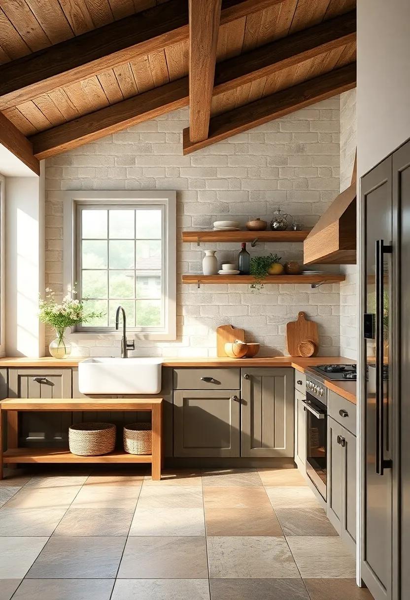 Rustic Stone Tiles Blending Natural Beauty with⁣ Functional Flooring Solutions