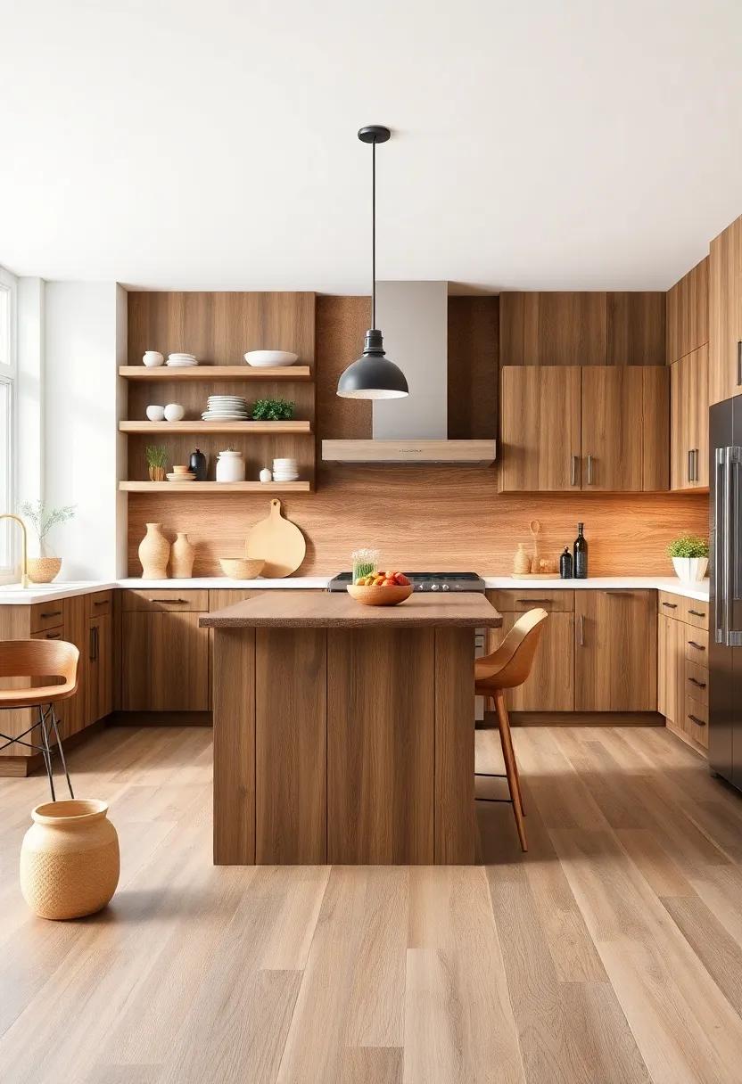 Embracing Rustic Charm With Natural⁤ Wood Elements In the Modern Farmhouse Kitchen