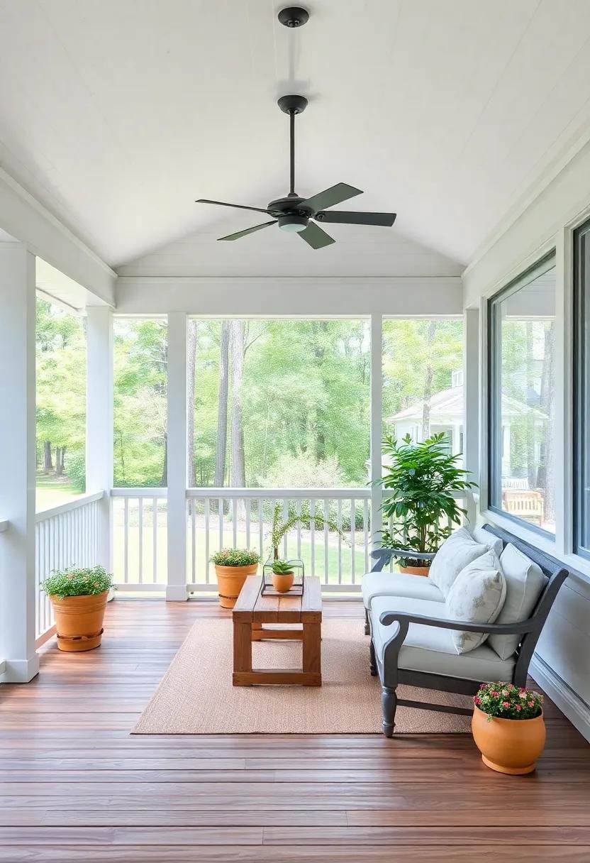 Embracing⁤ the Outdoors:‌ The Allure of‍ a Farmhouse ⁣Screened Porch