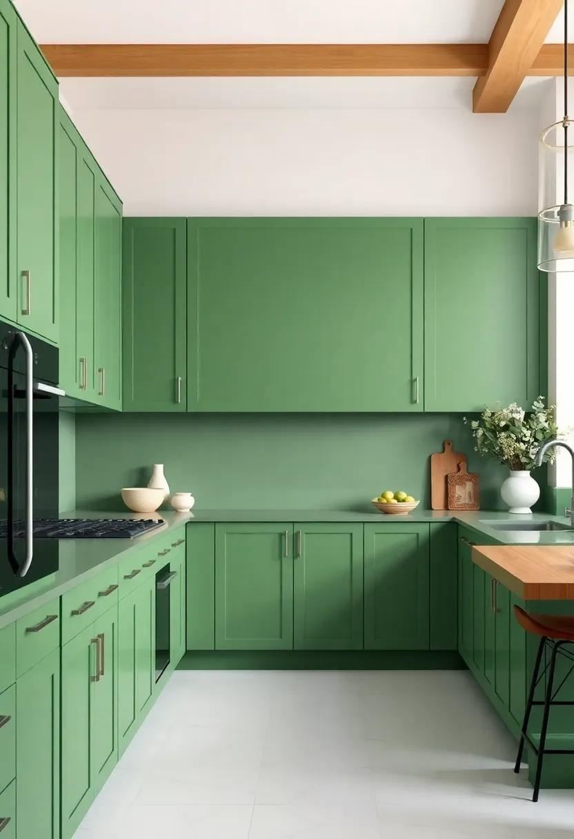 Choosing the⁣ Right Shade of Forest Green​ for a ‍cohesive Kitchen Look
