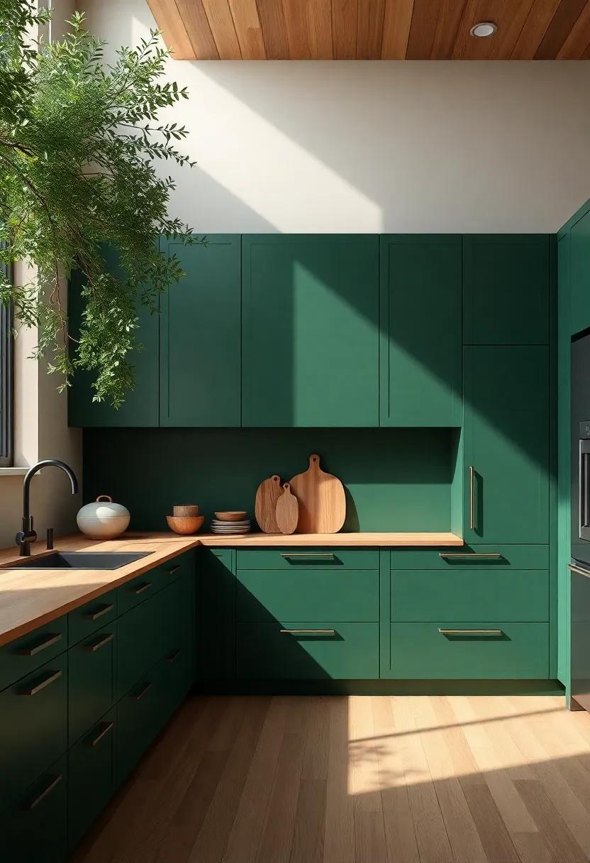Harmonizing‌ with Wood: The‌ Perfect Countertops for Green Cabinets