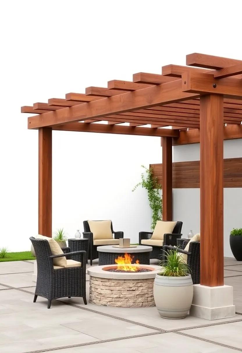 Blend Pergolas with Fire Features‌ for‍ a Warm Outdoor Gathering Spot
