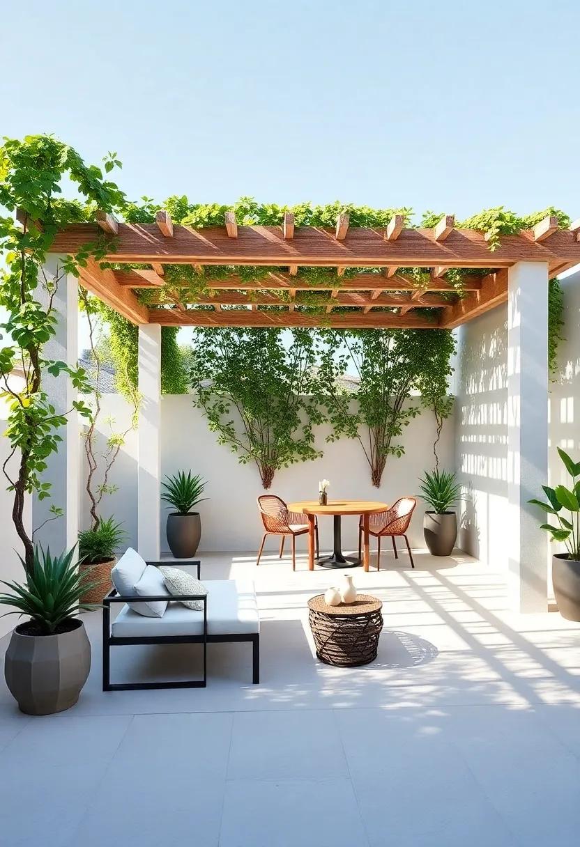 Incorporate Climbing Plants for ⁢a Lush ​and Green Pergola Oasis