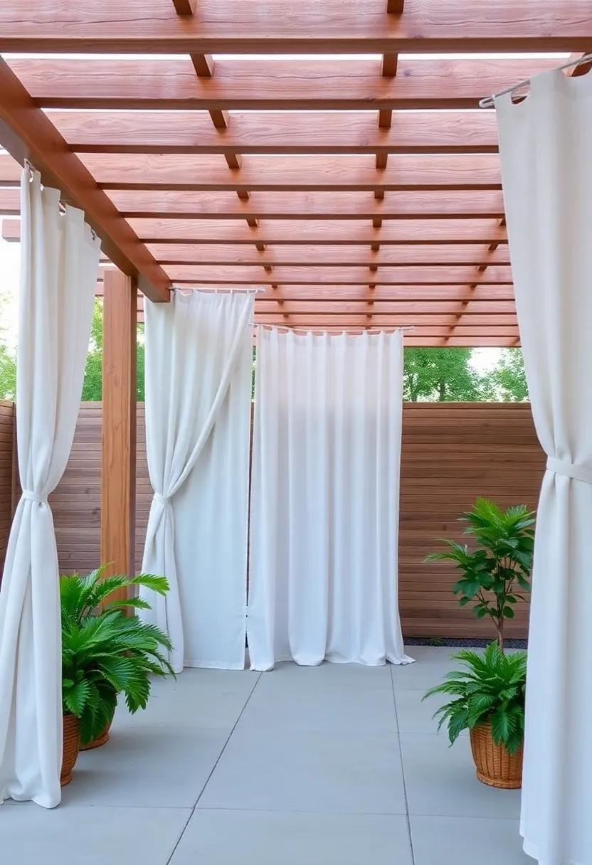 Transform Your Pergola with Curtains for Privacy and Style