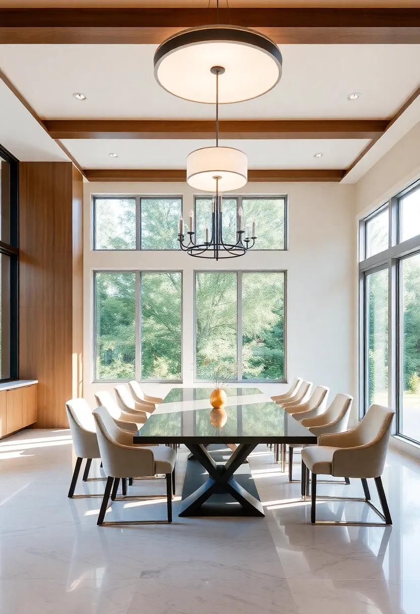 Harnessing Natural Light: Blending Fixtures with⁢ Windows for Daytime Dining