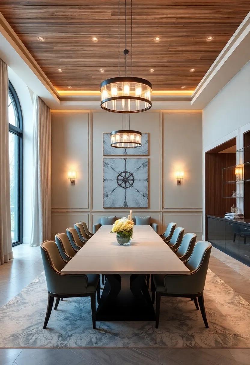 Textures and Materials: Complementing Statement Lighting with Interior Design