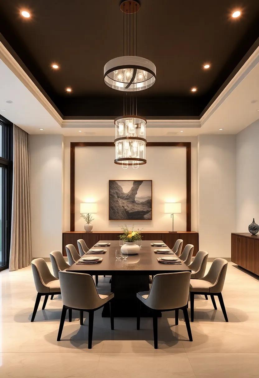 Innovative Designs:⁣ Unconventional Lighting Fixtures for Modern Dining Rooms